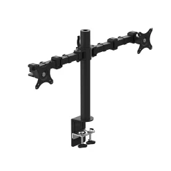 FlexiSpot Dual Monitor Mount For Desk Risers, Black