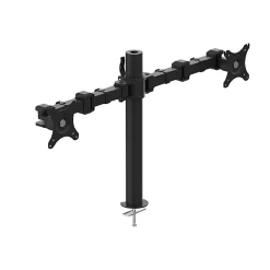 FlexiSpot Dual Monitor Mount For Desk Risers, Black