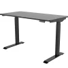 FlexiSpot E9 Quick-Install Metal Electric 48"W Height-Adjustable Standing Desk, Black