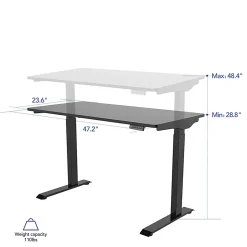 FlexiSpot E9 Quick-Install Metal Electric 48