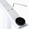 FlexiSpot E9 Quick-Install Metal Electric 48"W Height-Adjustable Standing Desk, White