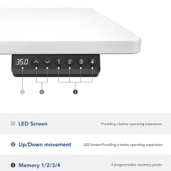 FlexiSpot E9 Quick-Install Metal Electric 48
