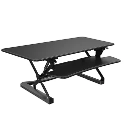 FlexiSpot Height-Adjustable Standing Desk Riser With Removable Keyboard Tray, 19-3/4