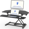 FlexiSpot M7-E Series Desk Riser, Corner, 36"W, Black