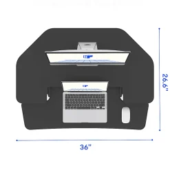 FlexiSpot M7-E Series Desk Riser, Corner, 36