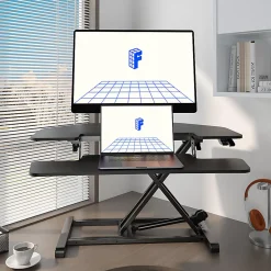 FlexiSpot M7-E Series Desk Riser, Corner, 36