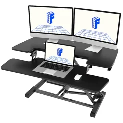 FlexiSpot M7-E Series Desk Riser, 35"W, Black