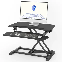 FlexiSpot M7-E Series Desk Riser, 28" W, Black