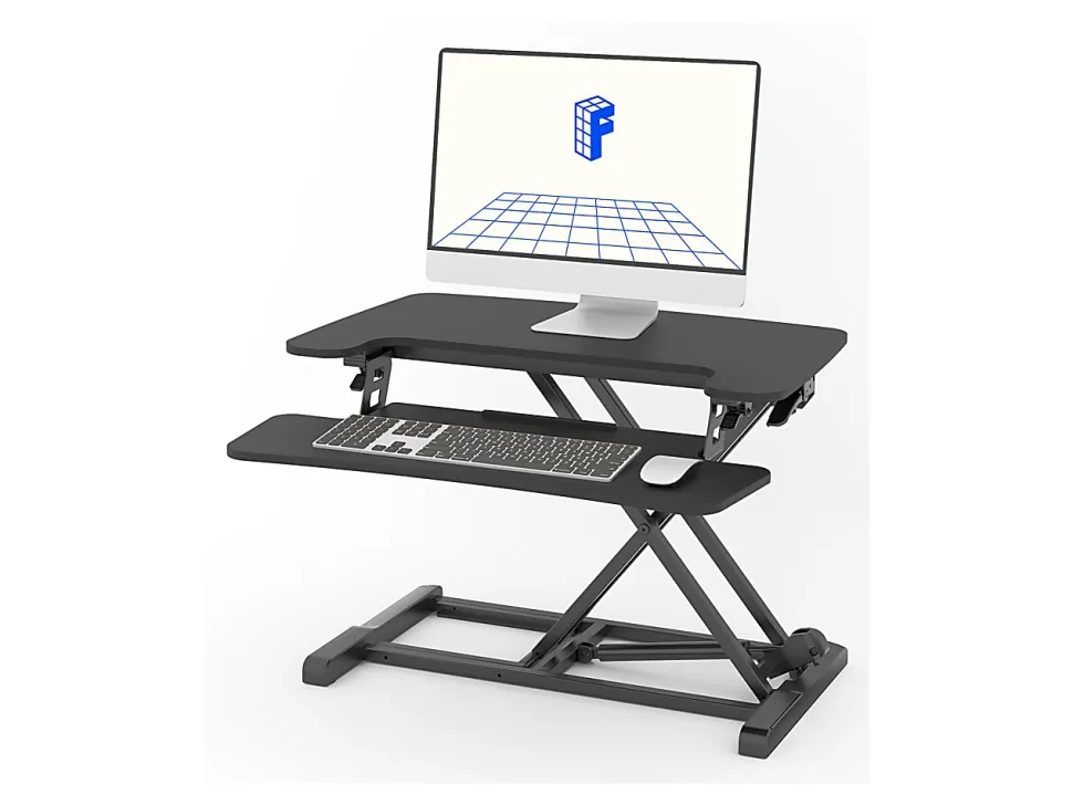 FlexiSpot M7-E Series Desk Riser, 28" W, Black