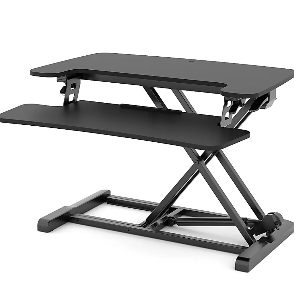 FlexiSpot M7-E Series Desk Riser, 28" W, Black
