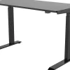 FlexiSpot Vici Electric 48"W Quick-Install Height-Adjustable Desk, Black