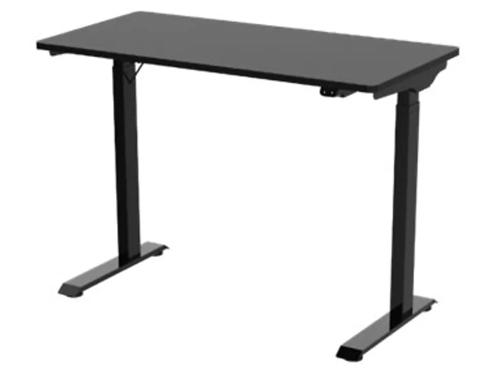 FlexiSpot Vici Electric 48"W Quick-Install Height-Adjustable Desk, Black