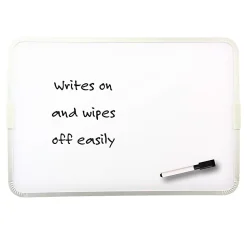 Flipside Products 2-Sided Magnetic Dry-Erase Boards With Pens, 12