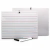 Flipside Two-Sided Non-Magnetic Unframed Dry-Erase Whiteboards, 9" x 12", White, Pack Of 12
