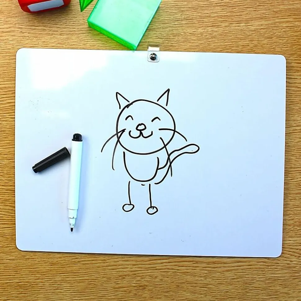 Flipside Two-Sided Non-Magnetic Unframed Dry-Erase Whiteboards, 9" x 12", White, Pack Of 12