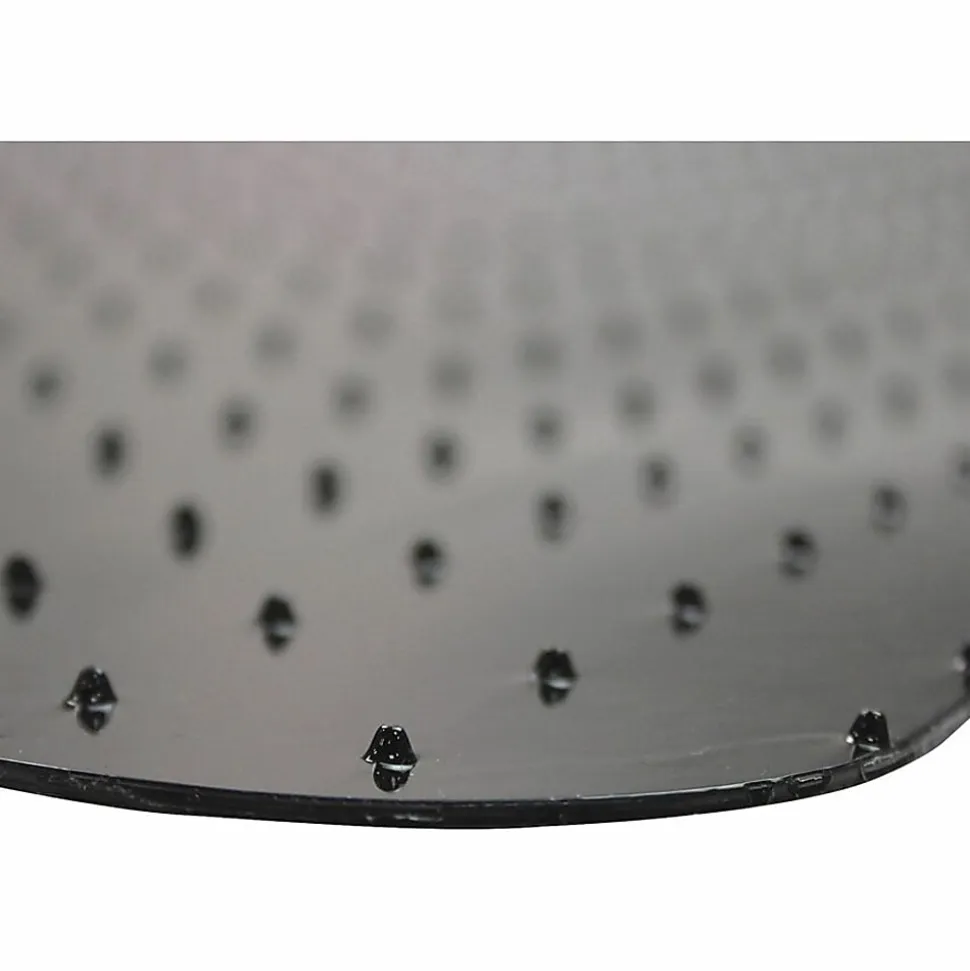 Floortex Advantagemat® Black Vinyl Rectangular Chair Mat - FC114860LEBV