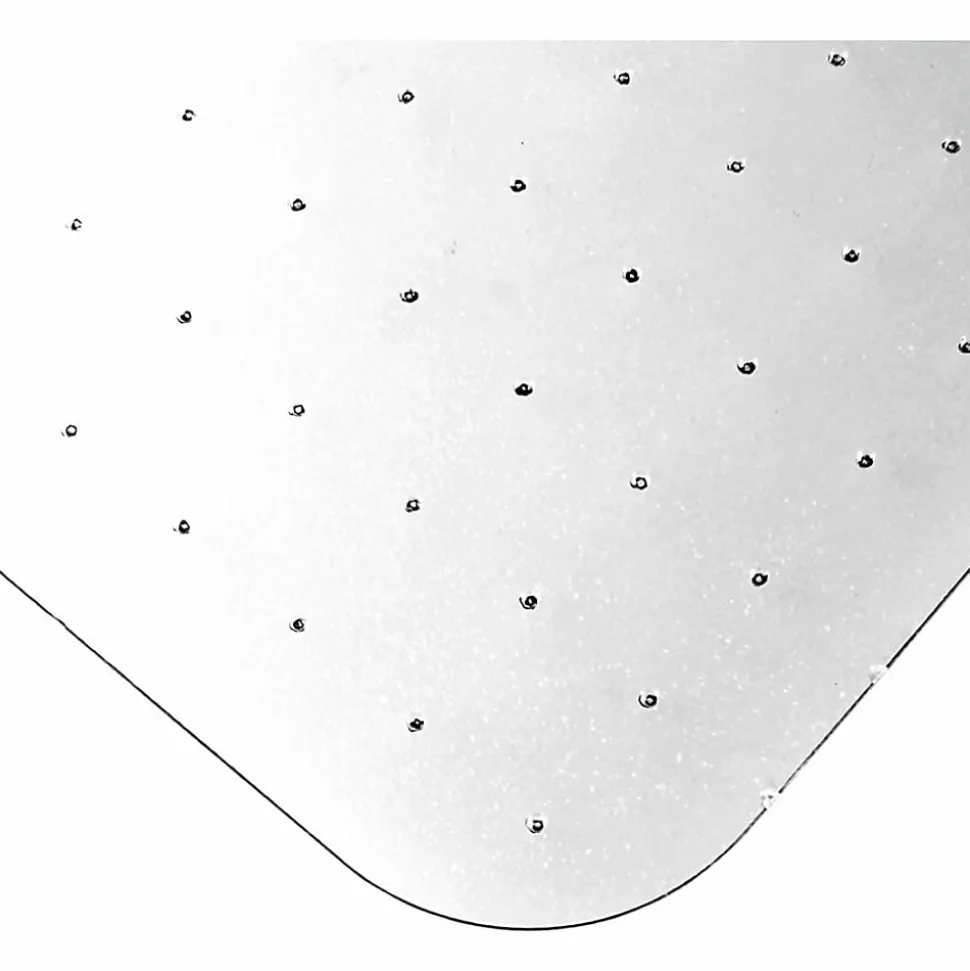 Floortex Advantagemat® Plus APET Rectangular for Low/Standard Pile Carpets - 46"x60" - 60"x46"x 0.087" Depth x 0.087" Thickness - NCCMFLAG0006