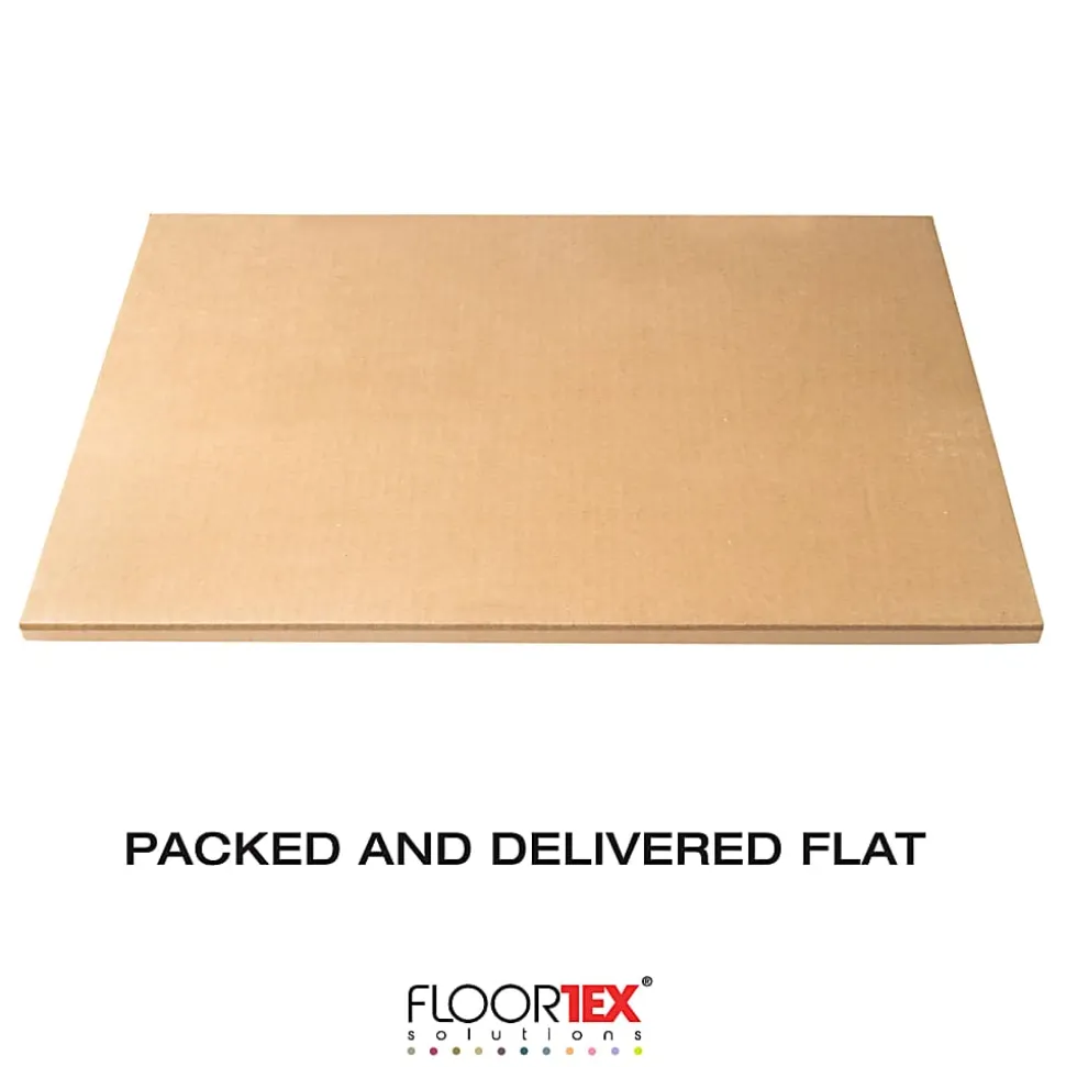 Floortex® Advantagemat® Vinyl Rectangular Chair Mat for Carpets up to 1/4", 36" x 48", Clear
