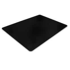 Floortex® Advantagemat® Vinyl Rectangular Chair Mat for Hard Floor, 29.5" x 47", Black