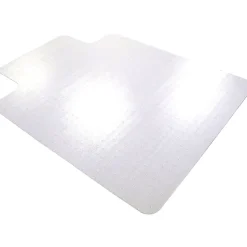 Floortex® Advantagemat® Vinyl Lipped Chair Mat for Carpets over 3/4", 48" x 60", Clear