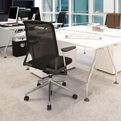 Floortex® Advantagemat® Vinyl Lipped Chair Mat for Carpets over 3/4