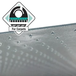 Floortex® Advantagemat® Vinyl Rectangular Chair Mat for Carpets up to 1/4