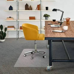 Floortex® Advantagemat® Vinyl Lipped Chair Mat for Hard Floor, 36" x 48", Clear, 129020LV