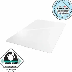 Floortex® Advantagemat® Vinyl Lipped Chair Mat for Hard Floor, 36