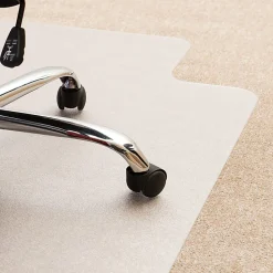 Floortex® Cleartex® Enhanced Polymer Lipped Chair Mat for Carpets up to 3/8