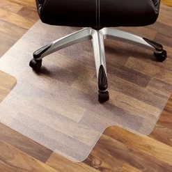 Floortex® Cleartex® Enhanced Polymer Lipped Chair Mat for Hard Floors, 48