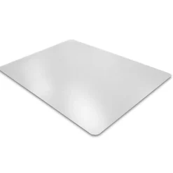 Floortex® Cleartex® Recycled Rectangular Chair Mat For Hard Floors, 48