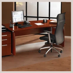Floortex Cleartex XXL Ultmat Polycarbonate Chair Mat For Hard Floors/Low-Pile Carpet, 79" x 60", Clear