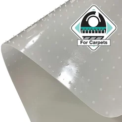 Floortex® Computex® Anti-Static Vinyl Rectangular Chair Mat for Carpets up to 3/8