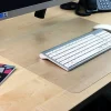 Floortex Desktex Polycarbonate Desk Pad 19" x 24"  Clear Rectangular Polycarbonate Desk Pad  24" L x 19" W x 0.03" D