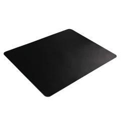 Floortex® Desktex® Vinyl Rectangular Desk Pad, 19" x 24", Black