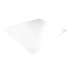 Floortex® Desktex® Vinyl Rectangular Desk Pad, 19" x 24", Crystal Clear