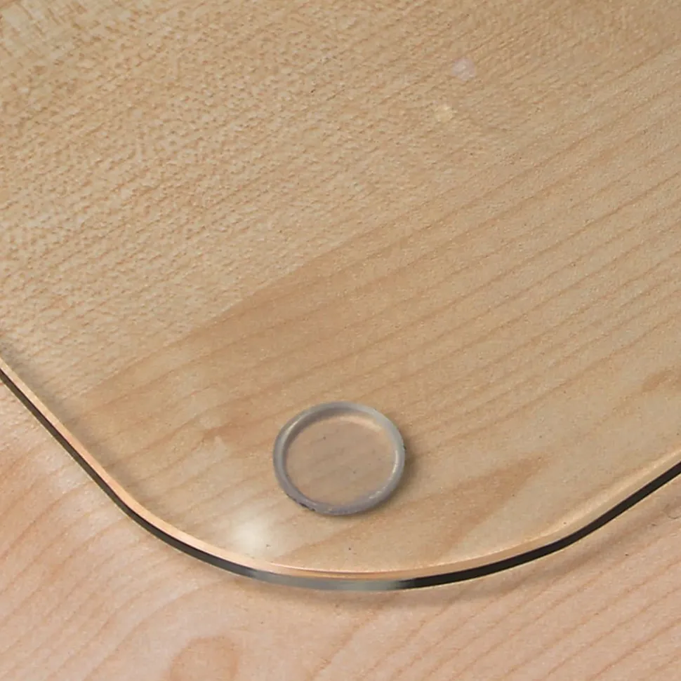 Floortex® Desktex® 19" x 24" Glass Desk Pad