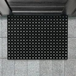 Floortex® Doortex® Octomat All Seasons Outdoor Entrance Mat, 32" x 48", Black, NREMFLRU0015