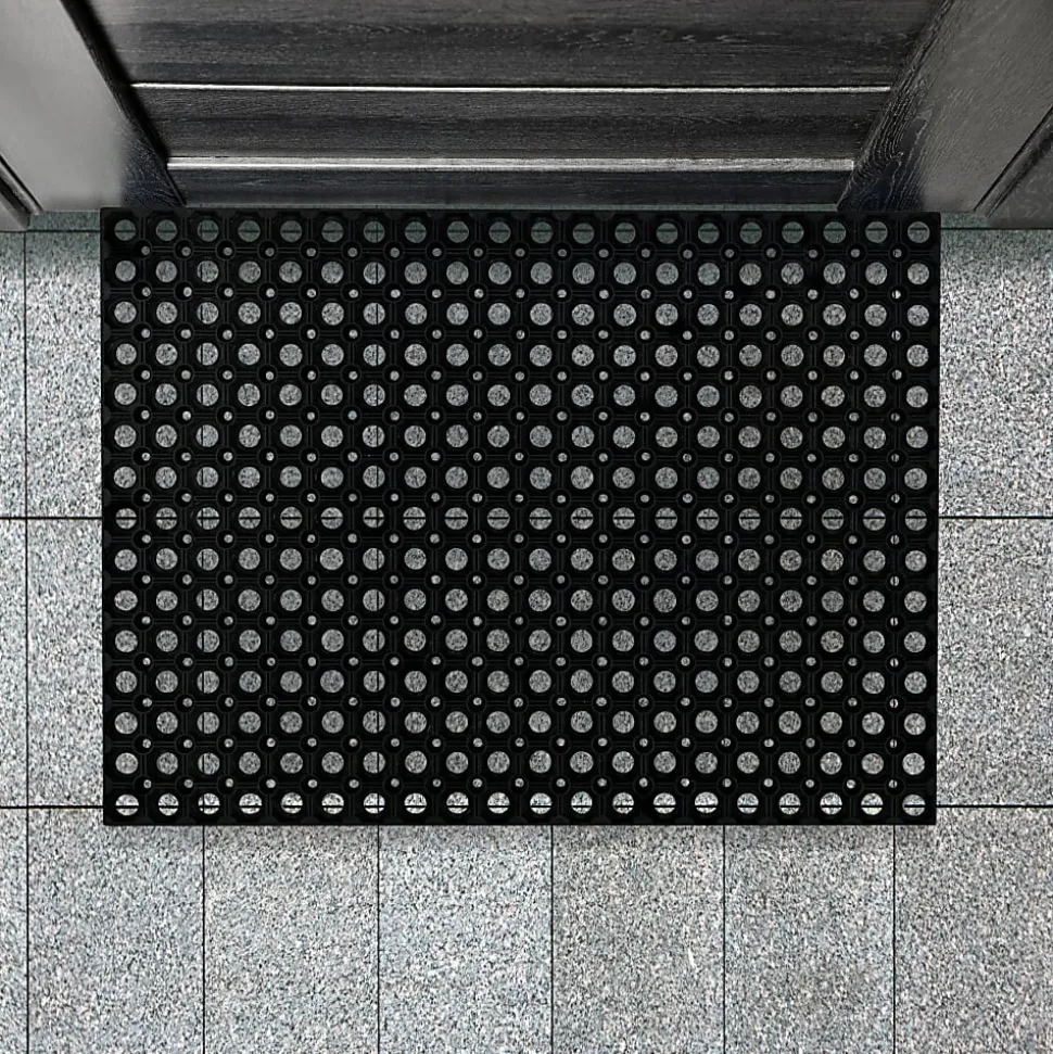 Floortex® Doortex® Octomat All Seasons Outdoor Entrance Mat, 32" x 48", Black, NREMFLRU0015