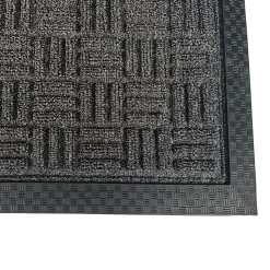 Floortex® Doortex® Ribmat Entrance Mat, 24" x 36", Charcoal, NREMFLLR0025