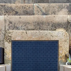 Floortex® Doortex® Ribmat Entrance Mat, 36" x 60", Blue, NREMFLLR0033