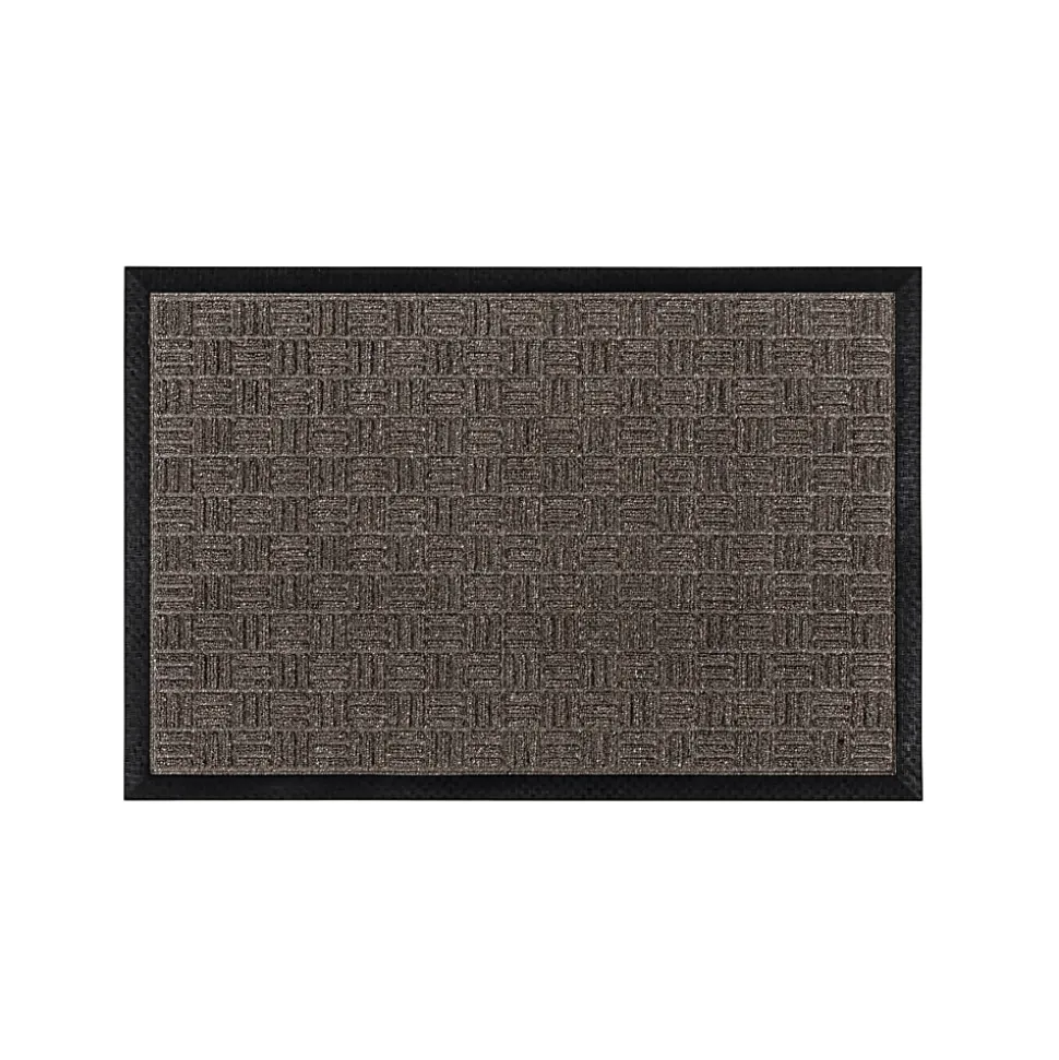 Floortex® Doortex® Ribmat Entrance Mat, 24" x 36", Brown, NREMFLLR0026