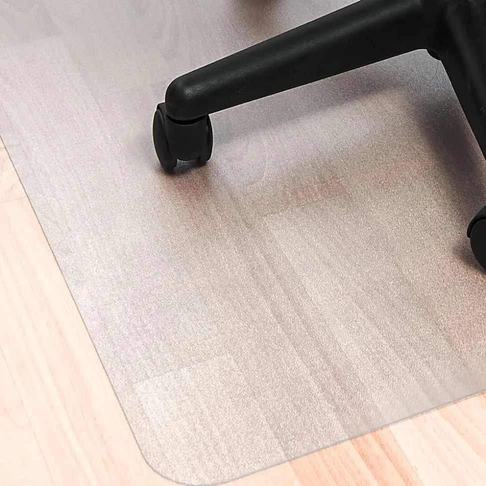 Floortex Ecotex BioPlus Polycarbonate Chair Mat for Hard Floors - 46" x 60", Clear