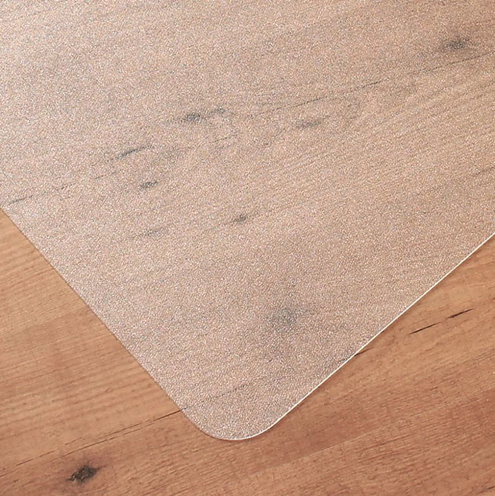Floortex Ecotex BioPlus Polycarbonate Chair Mat for Hard Floors - 46" x 60", Clear
