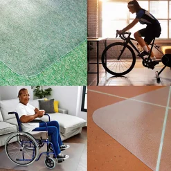Floortex® Homemat® Rectangular Multi-Purpose Mat, 30" x 48", Clear