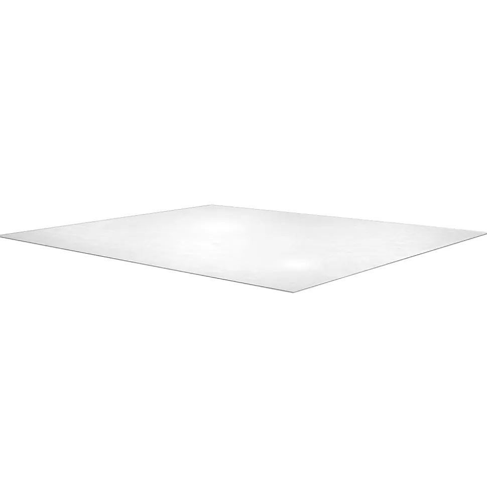 Floortex® Ultimat® Polycarbonate Rectangular Chair Mat For Carpets, 48" x 118", Clear