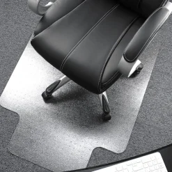 Floortex® Ultimat® Polycarbonate Lipped Chair Mat for Carpets up to 1/2", 48" x 53", Clear
