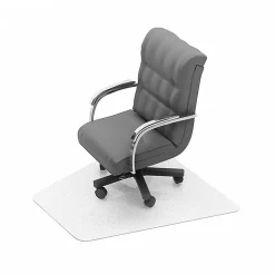 Floortex® Ultimat® Polycarbonate Corner Workstation Chair Mat For Hard Floors, 48