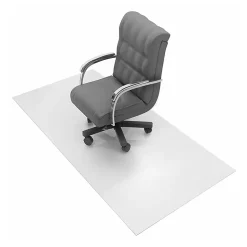 Floortex® Ultimat® XXL Polycarbonate Rectangular Chair Mat for Hard Floors, 71" x 79", Clear