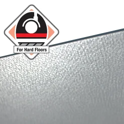 Floortex® Ultimat® XXL Polycarbonate Rectangular Chair Mat for Hard Floors, 71" x 79", Clear